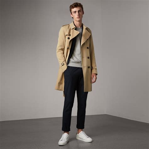 burberry trenchcoat sandringham herren|authentic burberry trench coat.